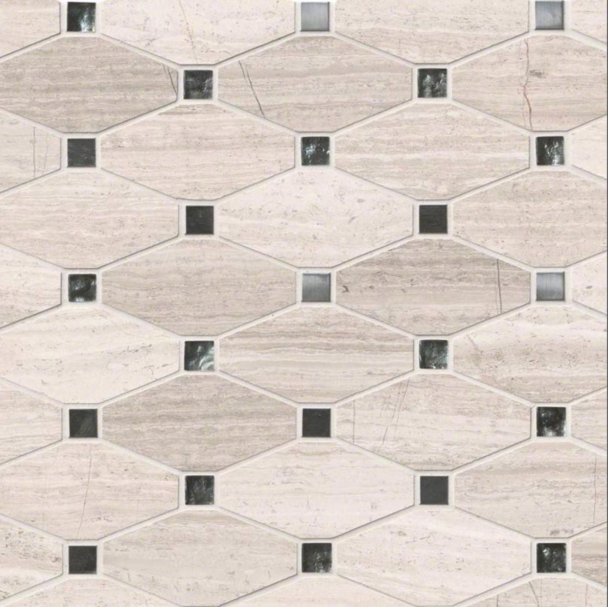 Bayview Elongated Octagon Mosaic product view