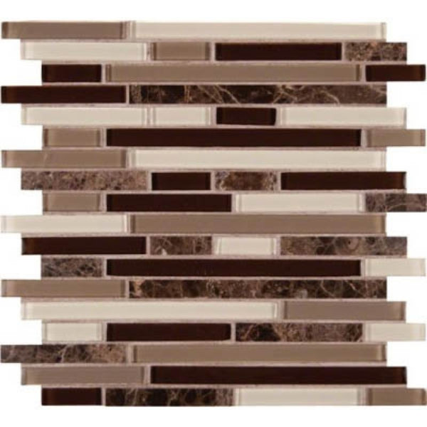 Royal Oaks Blend Interlocking 8mm Mosaic product view