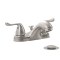 2-Handle Bathroom Faucet 405 — installed room view — color Nickel