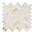 Arabescato Venato 1x2 Herringbone Honed Marble Mosaic product view