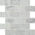 Carrara White 2x4 Polished Marble Mosaic product view