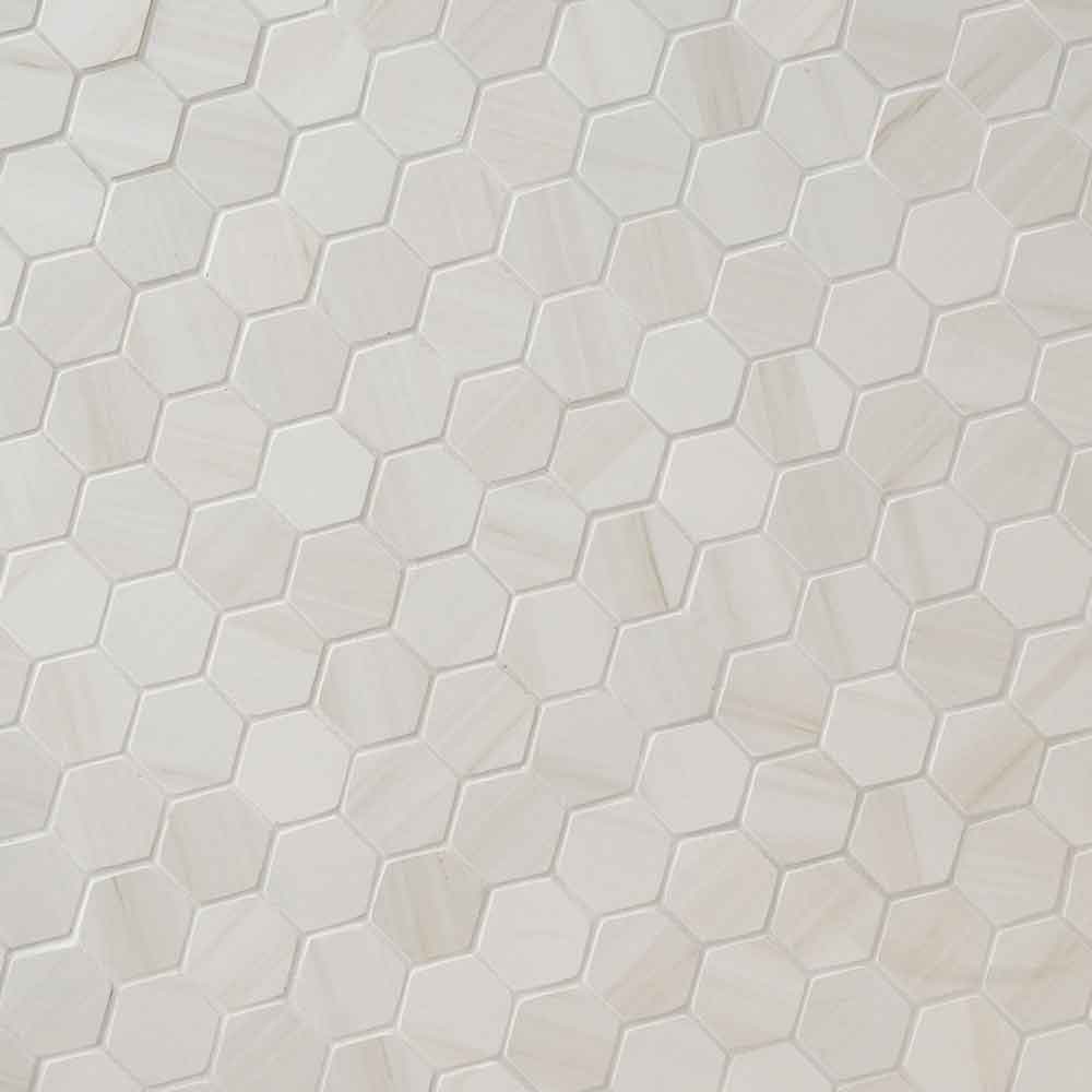 Eden Hexagon Matte Porcelain Mosaic product view