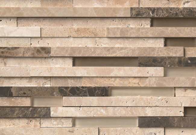Ashlar Rock Interlocking 3D Mosaic product view