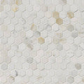 Calacatta Gold Hexagon Polished Marble Mosaic product view