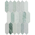 Icelandic Green Picket Polished Marble Mosaic product view