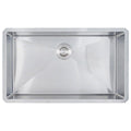 Quartz Composite Single-Bowl Sink 3219 — clean product view — color Black