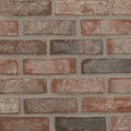 Noble Red 2.25x7.5 Tumbled Reclaimed-Clay Brick Veneer — clean product view