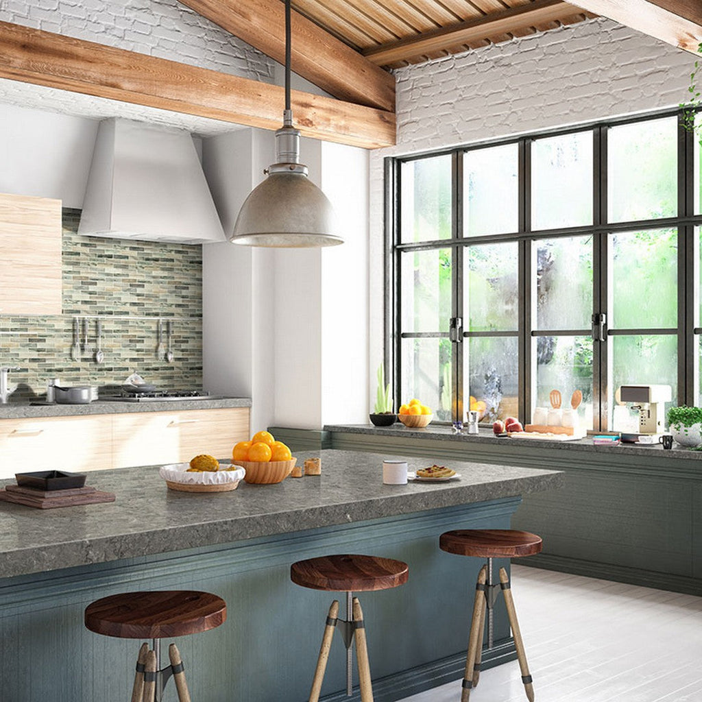 Lazio Brick 1x4 4mm Glass Mosaic — clean product view