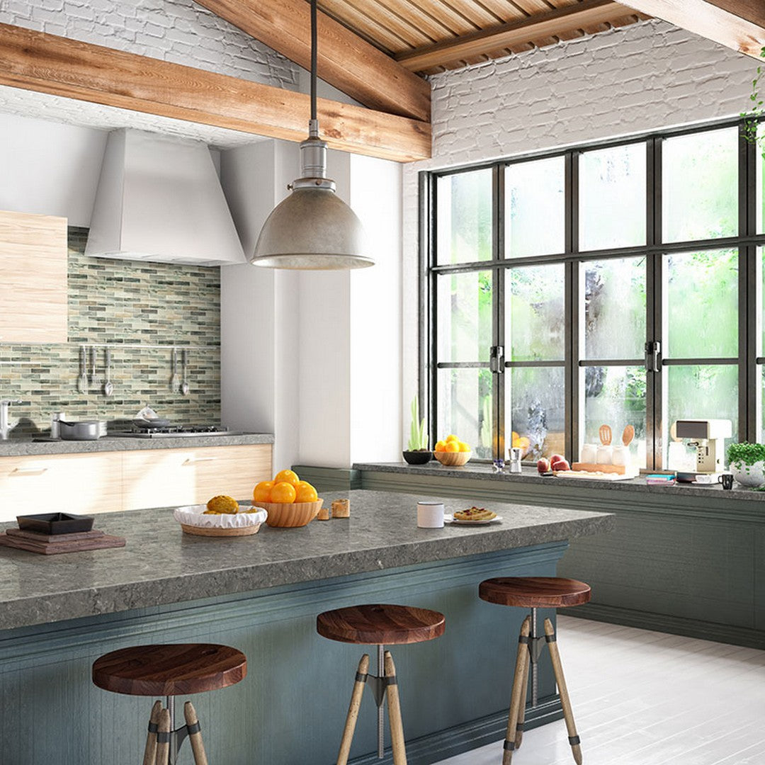 Lazio Brick 1x4 4mm Glass Mosaic — clean product view