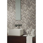 Textalia Herringbone 6mm Glass Mosaic — clean product view