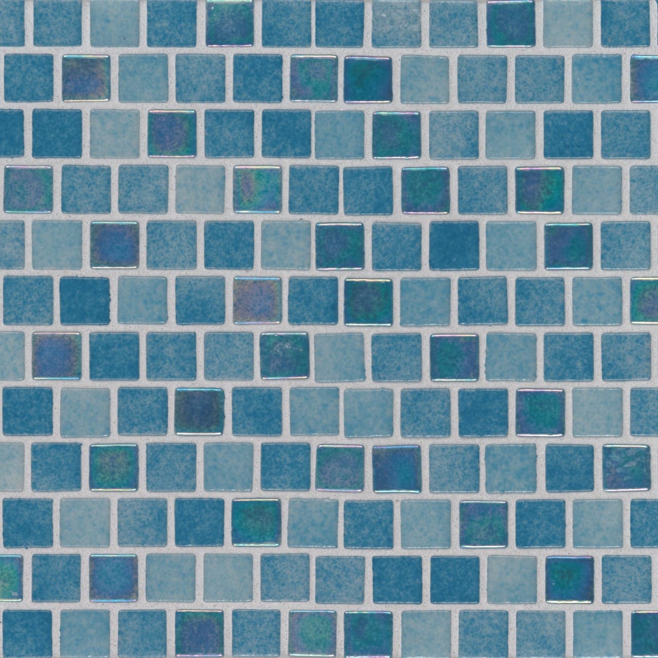 Carribean Reef 1x1x4mm Glass Pool Mosaic — clean product view — color Reef