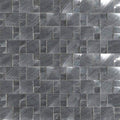 Silver Aluminum Brushed 3D Metal Mosaic — clean product view