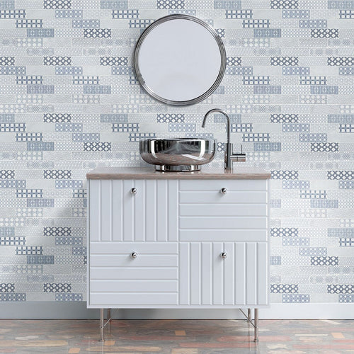 Zouli Subway 2x6 Honed Marble Mosaic — clean product view