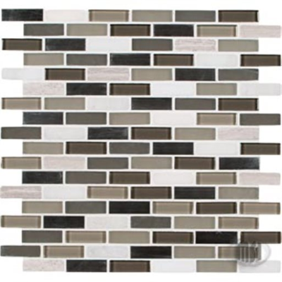Silver Tip 5/8x2 8mm Stone-Glass-Metal Mosaic product view