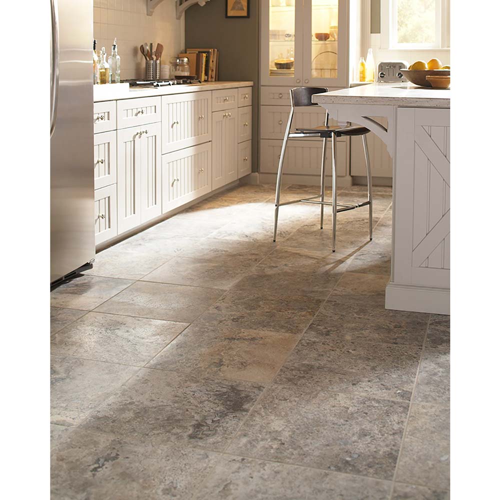 Silver Travertine Honed-and-Filled Tile product view