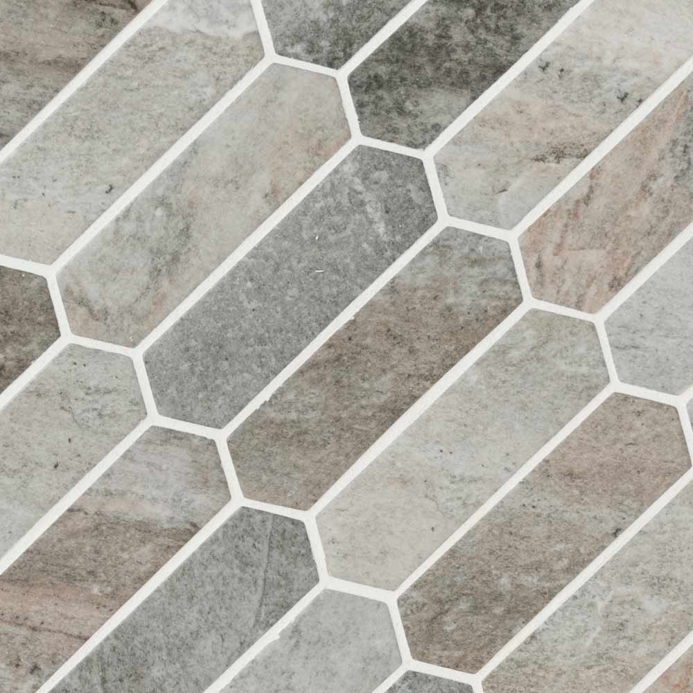 Stonella Picket 6mm Recycled-Glass Mosaic — clean product view