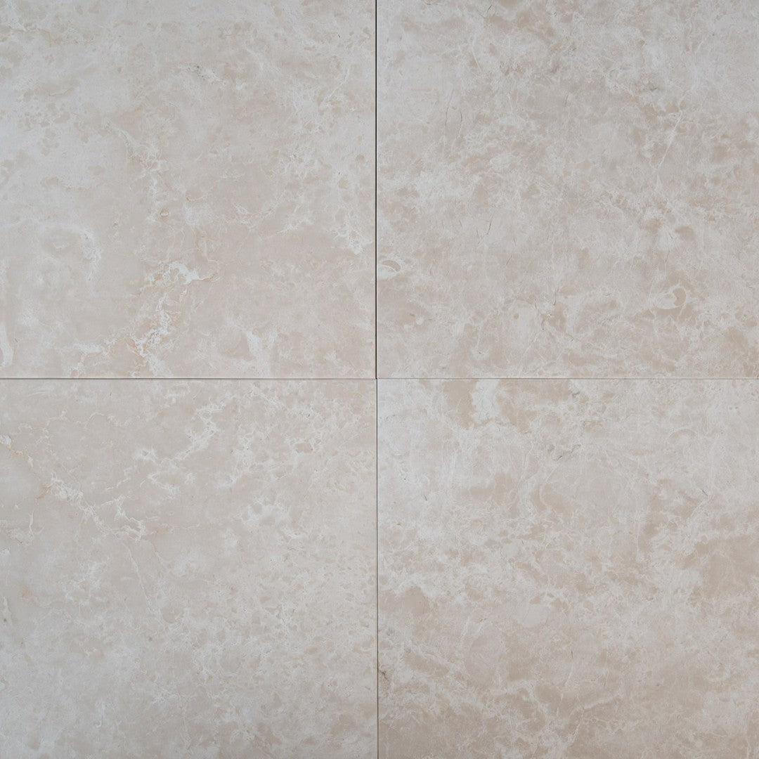 Botticino Fiorito Polished Marble Tile — clean product view