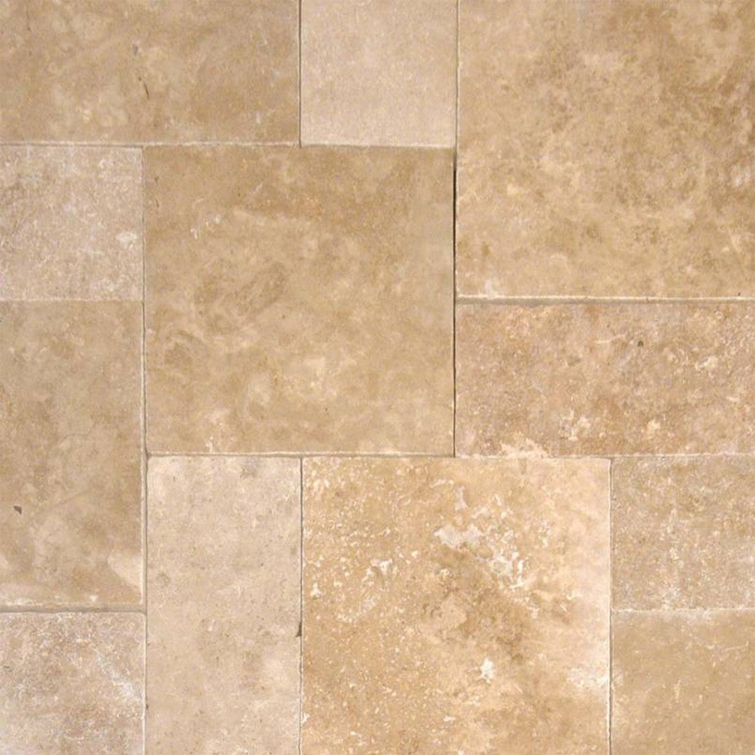 Tuscany Walnut Versailles Pattern Travertine Tile product view