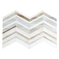 Urban Wave Greige 3mm Glass Mosaic — clean product view