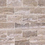Veneto 2x4 Polished Porcelain Mosaic — clean product view — color Gray