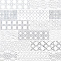 Abani Subway Honed Marble Mosaic — clean product view — color Gray-blue and white