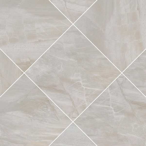 Adella 18x18 Porcelain Floor Tile — clean product view — color Calacatta
