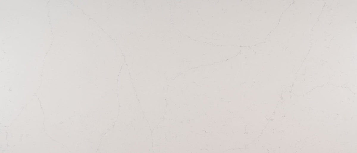 Alabaster White quartz — slab