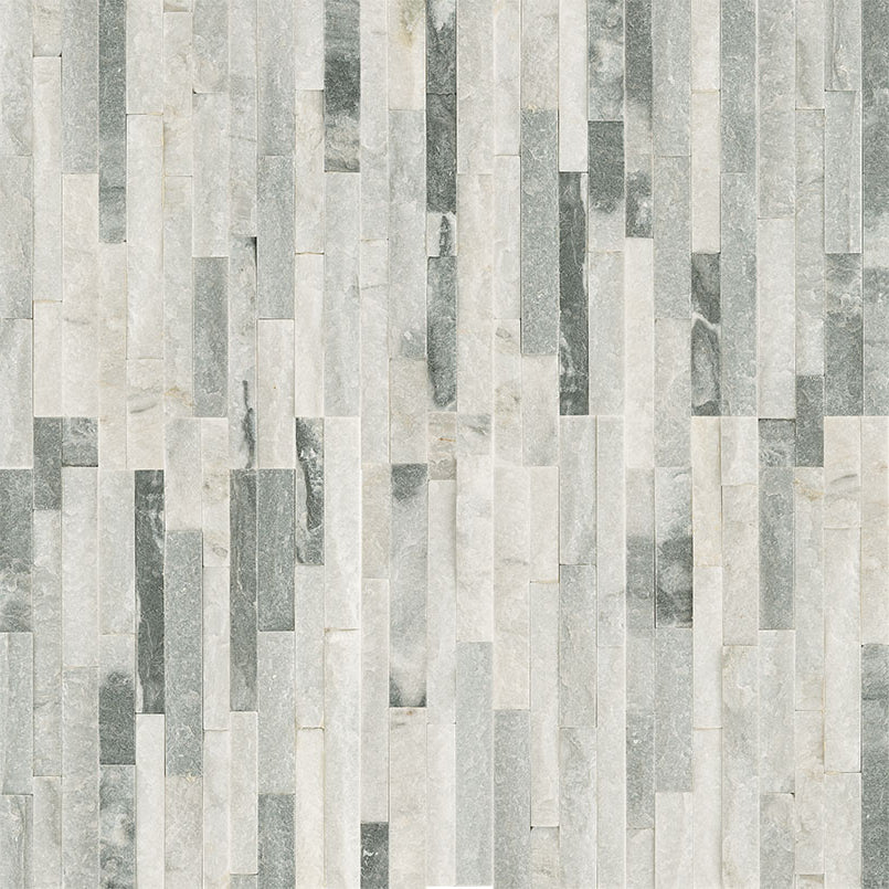 RockMount M-Series 4.5x16 Natural-Stone Mini Stacked-Stone Panel — clean product view — color Alaska Gray