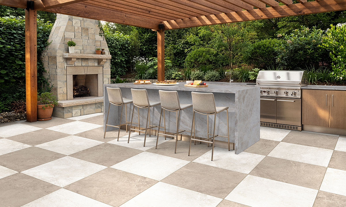 Soreno Limestone-Look Matte Porcelain Tile — additional product image 2