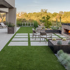 Tierra Ivory Porcelain Paver - installed example (representative)