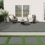 True Bluestone Porcelain Paver - installed example (representative)