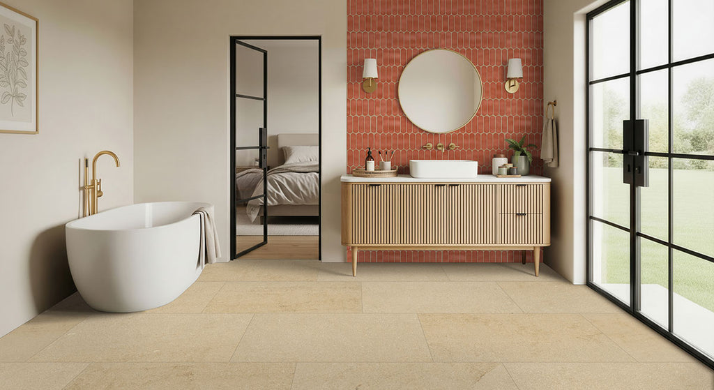 Terra Glossy Ellipse 6mm Recycled-Glass Mosaic — additional product image
