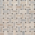 Angora Basketweave Polished Marble Mosaic — clean product view
