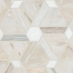 Angora Floralis Polished Marble Mosaic — clean product view