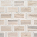 Angora Framework Subway Polished Marble Mosaic — clean product view