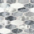 Ankara Polished Stone and Metal Mosaic — clean product view — color Metal Stone