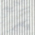 Arabescato Venato Milano Ribbo 12x24 Honed Fluted Marble Wall Tile surface detail