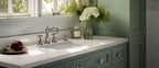Aruca White quartz — room scene