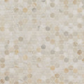 Athena Gold Penny Round Honed Marble Mosaic — clean product view — color Gold