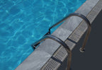 Atlantic Blue Natural Stone Pool Coping - installed example (representative)