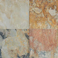 Autumn Gauged Slate Tile — clean product view — color Multicolor warm gold, salmon, beige and gray