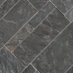 Rockmount Sawn Ashlar Natural-Stone Veneer — isometric scale view — color Avalon Bay