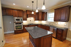 Azul Platino Granite Slab — room scene