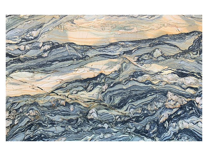 Azul Treasure Quartzite Slab — representative full slab