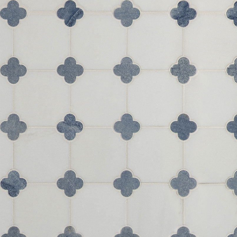 Azula Floret Polished Marble Mosaic — clean product view