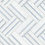 Azula Linea Polished Marble Mosaic — clean product view — color Linea
