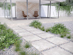 Beton Blanco Porcelain Paver - installed example (representative)