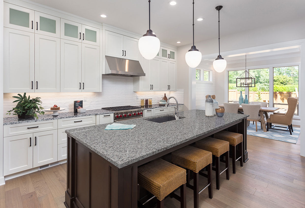 Blanco Taupe countertop room inspiration; installation shown is illustrative