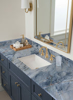 Blue Lava Quartzite Slab — room scene