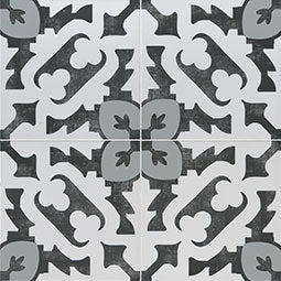 Kenzzi 8x8 Matte Encaustic-Look Porcelain Tile — clean product view — color Brina